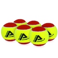 Bola de Tênis Ama Sport Stage 3 Panda Pack Com 6 Bolas VERMELHO