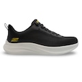 Tênis Masculino Skechers Bobs Moda Flex PRETO/AMARELO CLA