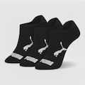 Kit 3 pares Meia Puma Sapatilha Invisível  Cano Curto- Infantil PRETO