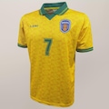 Camisa do Brasil Allejo 7 Liga Retrô - Masculina AMARELO