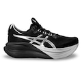 Tênis Feminino Asics Gel-Nimbus 28 Platinum Corrida PRETO/PRATA