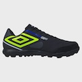 Chuteira Society Adulto Umbro Pro 5 Bump Club PRETO/VERDE CLA