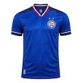 Camisa do Bahia Escudo Bordado Natural - Masculina AZUL