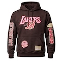 Blusão de Moletom Com Capuz NBA LA Lakers Sugar - Masculino MARROM