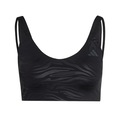 Top Esportivo Estampado Suporte Leve All Me Essentials adidas Feminino PRETO