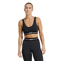 Top Esportivo de Suporte Leve Hyperglam adidas Feminino PRETO