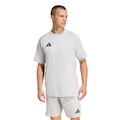Camiseta Tiro Travel adidas Masculino CINZA/PRETO