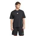 Camiseta Estampada Mangá Treino Climacool adidas Masculino PRETO