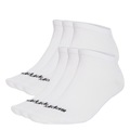 6 Pares de Meias Finas Linear Ballerina adidas Unissex BRANCO/PRETO