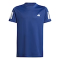 Camiseta Club Tennis Três Listras Infantil adidas Unissex AZUL ESCURO
