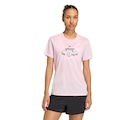Camiseta Estampada For The Long Run adidas Feminina BRANCO/PRETO