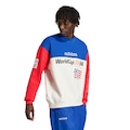 Blusão Adidas Estampado Masculino AZUL ESC/BRANCO
