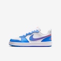 Tênis Nike Court Borough Low Infantil BRANCO/AZUL