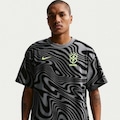 Camiseta Brasil Nike AOP Masculina PRETO/VERDE
