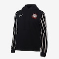 Blusão do Corinthians Nike Sportswear Phoenix Fleece Feminino PRETO/BRANCO