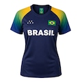 Camisa do Brasil Amazônica Braziline - Feminina AZUL