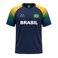 Camisa do Brasil Amazônica Braziline - Masculina AZUL