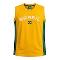 Camiseta Regata do Brasil Brisa Braziline - Masculina AMARELO