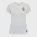 Baby Look do Corinthians Dry Coimbra - Feminina BRANCO