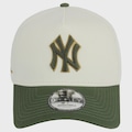 Boné Masculino New Era 9Forty New York Yankees Importado - Aba Curva BRANCO