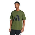Camiseta adidas M/C Essentials Big Logo Masculina VERDE/PRETO