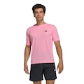 Camiseta adidas M/C Essentials Base Masculina ROSA/PRETO