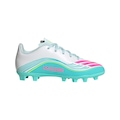 Chuteira de Campo Infantil adidas F50 Messi Club BRANCO/VERDE CLA