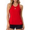 Regata Feminina adidas 3 Stripes VERMELHO/BRANCO