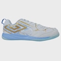 Chuteira Futsal Adulto Umbro Pro 5 Bump Kintsugi BRANCO/AZUL
