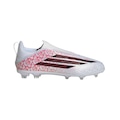 Chuteira de Campo Infantil adidas F50 League Lamine Yamal BRANCO/PRETO