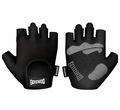 Luvas Fitiness Gold Sports Gounod VI Gel Meio Dedos Anti Slip Com Silicone e Respirável PRETO