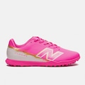 Chuteira Society Adulto New Balance Furon Club Tf ROSA