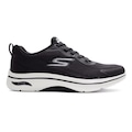 Tênis Skechers Go Walk Arch Fit 2.0 - Levy 2 Masculino PRETO/BRANCO