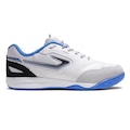 Chuteira Futsal Adulto Topper Dominator Club VI BRANCO/AZUL
