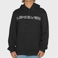 Moletom Masculino Quiksilver Fechado Word Block Plus Size PRETO