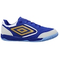 Chuteira Futsal Adulto Umbro Pro Challenge Uptake AZUL/OURO