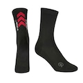 Meia Cano Médio Ciclismo Corrida Esportiva TSW Ride Mod 2 PRETO/VERMELHO