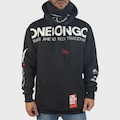 Moletom Masculino Onbongo Fechado Máscara PRETO