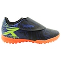Chuteira Society Infantil Velox JR X PRO 2 OXN PRETO/AMARELO