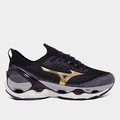 Tênis Masculino Mizuno Wave Endeavor 3 PRETO/OURO