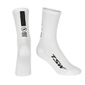 Meia Cano Médio Ciclismo Corrida Esportiva TSW Ride Mod 3 - Unissex BRANCO