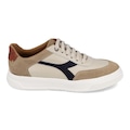 Tênis Masculino Casual Diadora Veneza BEGE/PRETO