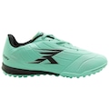 Chuteira Society Adulto OXN Player 5 X-PRO 2 VERDE CLARO/PRETO