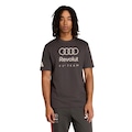 Camiseta Adidas Audi Revolut F1 Team DNA Masculina PRETO