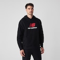 Blusão com Capuz New Balance Athletics Logo Masculino PRETO
