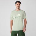 Camiseta New Balance Athletics Logo Masculina VERDE