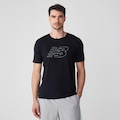 Camiseta New Balance Athletics Graphic Masculina PRETO