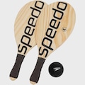 Kit Frescobol 2 Raquetes + 1 Bolinha Speedo PRETO