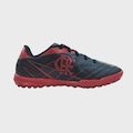 Chuteira Society Infantil Oxn Avanti 3 Flamengo PRETO/VERMELHO