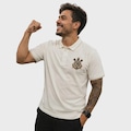 Polo do Corinthians Coimbra Classic - Masculina OFF WHITE